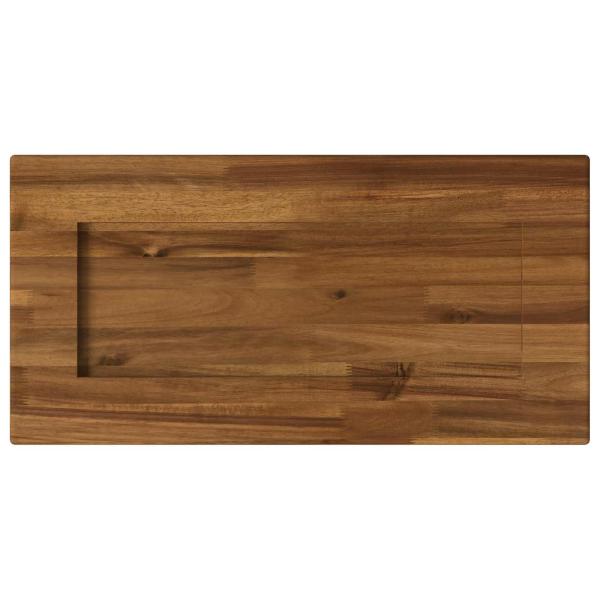 Rechteckige Tischplatte 80 x 30 x 3,2 cm Rechteckig