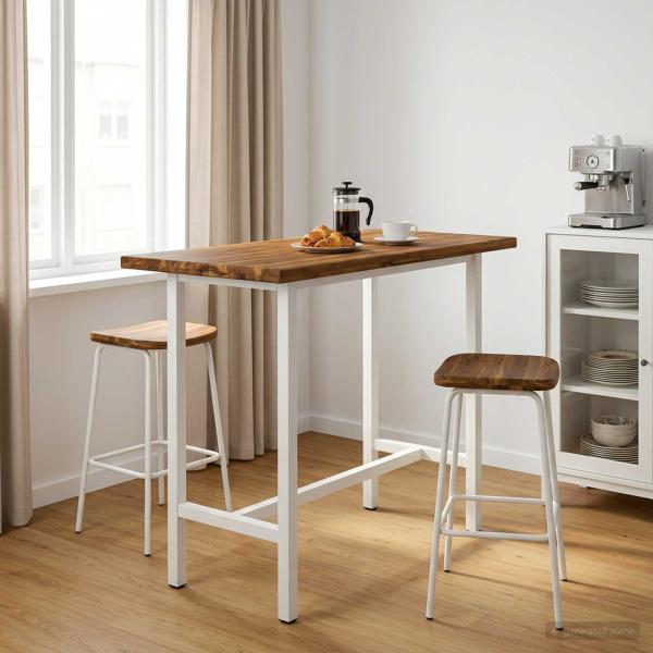 ARDEBO.de - Rechteckige Tischplatte 110 x 50 x 3,2 cm Rechteckig