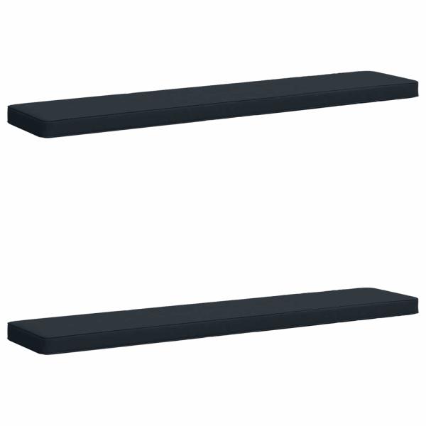 2-teilige Bankkissen VUGHT 2 stk. 100 % Polyester Dunkelblau