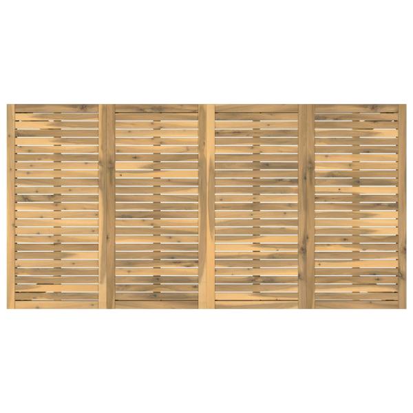 Gartenbar-Tisch Weiß 196 x 100 x 105 cm Massivholz Akazie