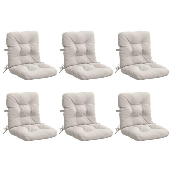 6-teiliges Hochlehner Kissenset VIANEN 100 % Polyester Weiß