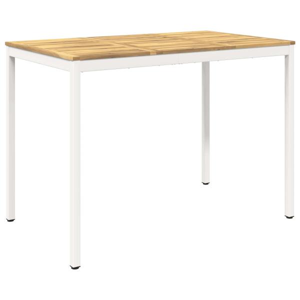 Gartenbar-Tisch NAARDEN Weiß 147 x 88,5 x 105 cm
