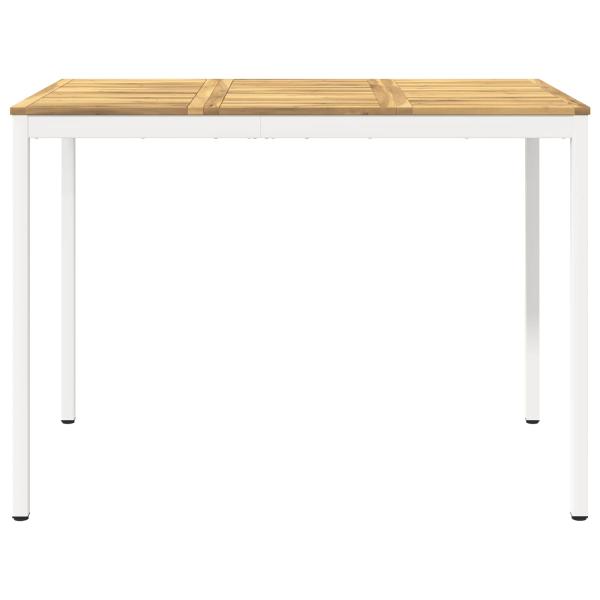 Gartenbar-Tisch NAARDEN Weiß 147 x 88,5 x 105 cm