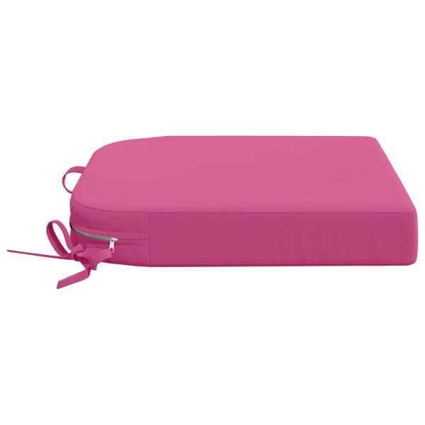 4-teilige Sitzkissen SOEST 4 stk. 100 % Polyester Rosa