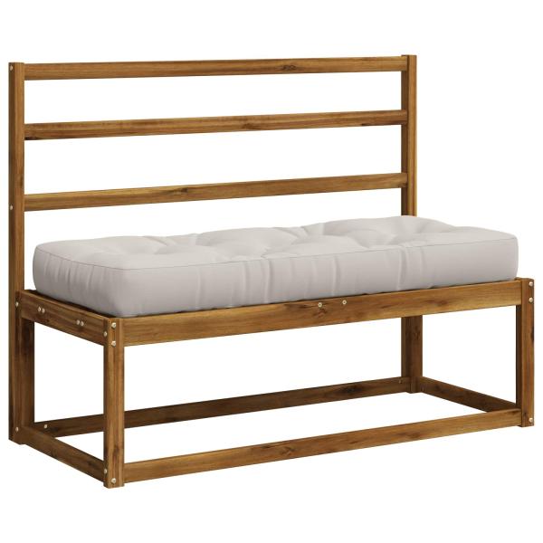 Pallet Sitzkissen VIANEN 100 % Polyester Weiß 120 x 40 x 12 cm