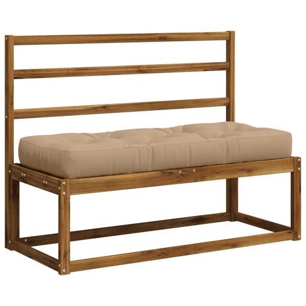 Pallet Sitzkissen VIANEN 100 % Polyester Sand 120 x 50 x 12 cm