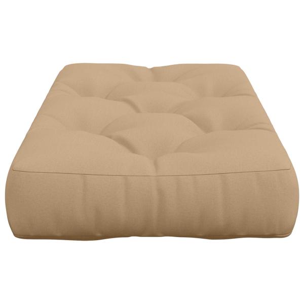 Pallet Sitzkissen VIANEN 100 % Polyester Sand 120 x 50 x 12 cm