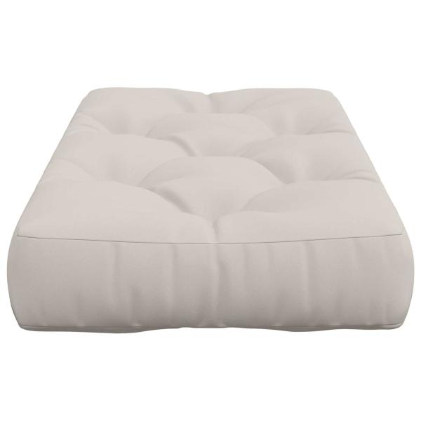 Pallet Sitzkissen VIANEN 100 % Polyester Weiß 120 x 50 x 12 cm