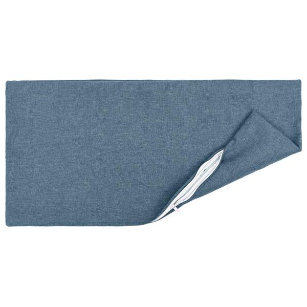 Wurfkissen 2 stk. HEERLEN Jeans blau 40 x 80 cm Stoff