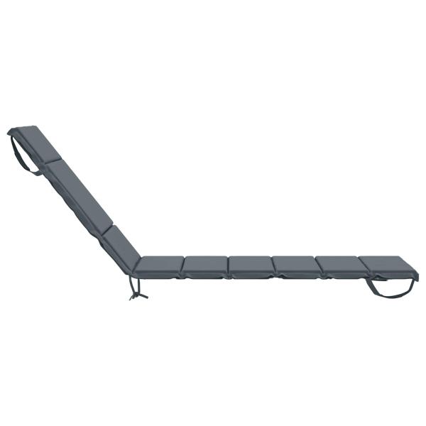 Sonnenliege Kissen GEMERT 100 % Polyester Blau 200 x 50 x 3 cm
