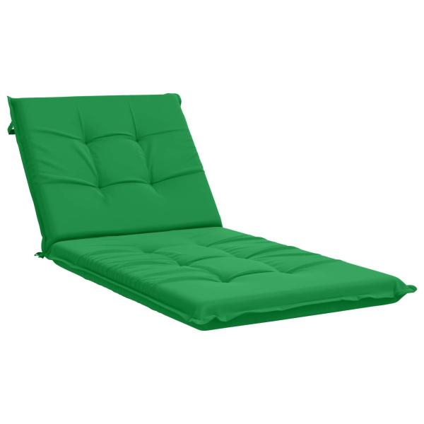 Sonnenliege Kissen GEMERT 100 % Polyester Grün 190 x 80 x 9 cm