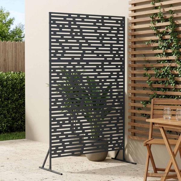ARDEBO.de - Sichtschutz 100 x 50 x 180 cm Stahl Anthrazit