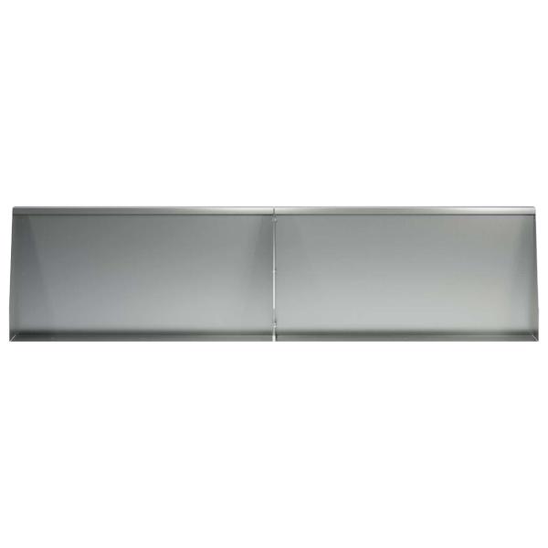 Stützmauer 6 stk. 80 x 12 x 40 cm Verzinkter Stahl Silber