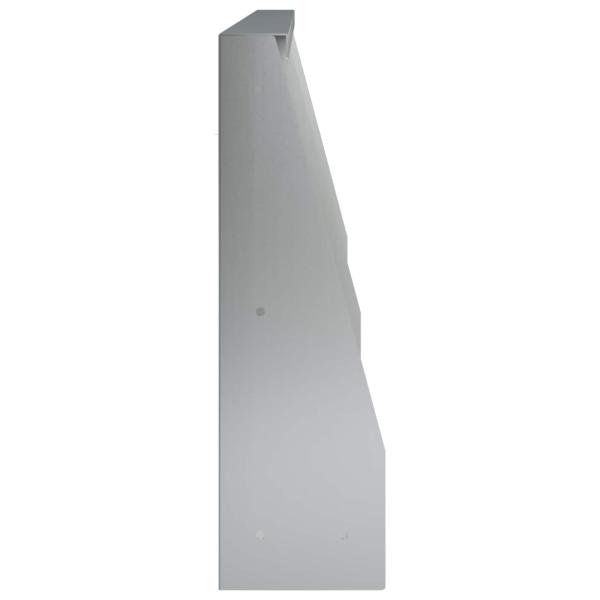 Stützmauer 6 stk. 80 x 12 x 40 cm Verzinkter Stahl Silber