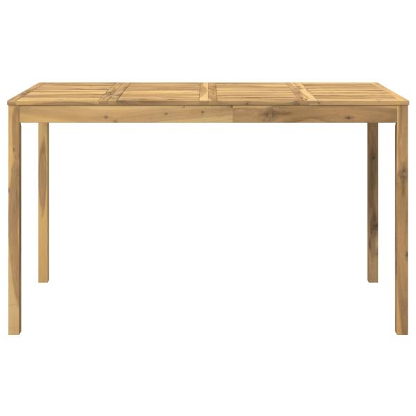 Gartenbar-Tisch Weiß gewaschen 180 x 88,5 x 105 cm