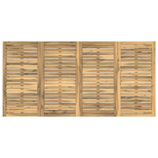 Gartenbar-Tisch Weiß gewaschen 180 x 88,5 x 105 cm