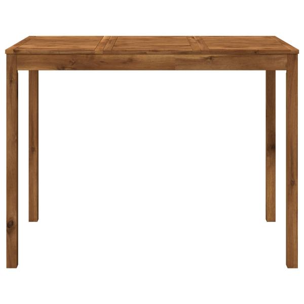 Gartenbar-Tisch Natur 141 x 80,5 x 105 cm Massivholz Akazie