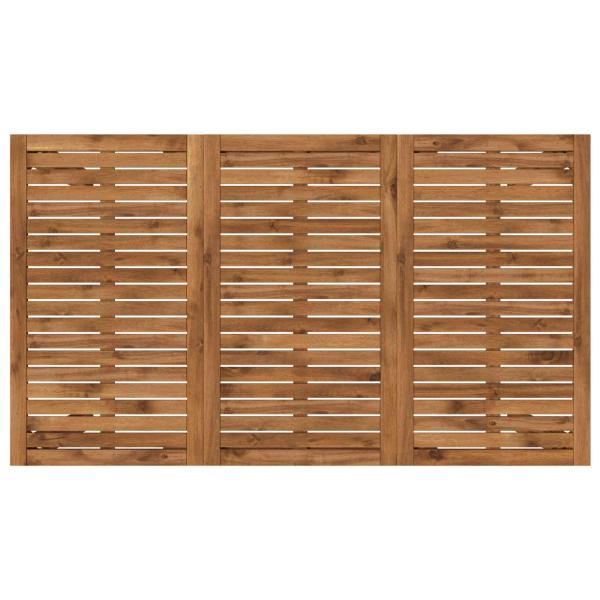 Gartenbar-Tisch Natur 141 x 80,5 x 105 cm Massivholz Akazie