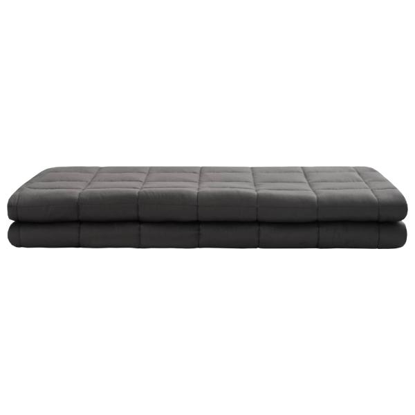 Gewichtsdecke Anthrazit 150 x 200 cm 7 kg Stoff