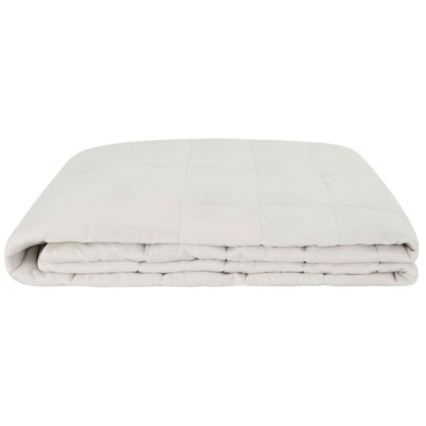 Gewichtsdecke Weiß 200 x 230 cm 9 kg Stoff