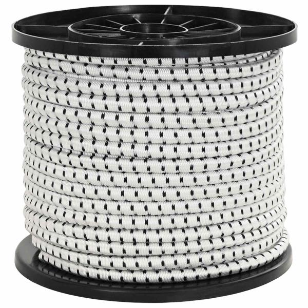 Bungee-Schnüre 80 mm Schwarz und Weiß PP und Gummi