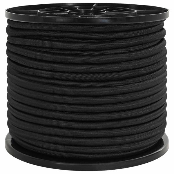 Bungee-Schnüre 80 mm Schwarz PP und Gummi