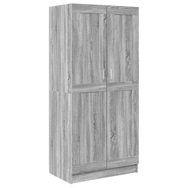 Kleiderschrank Grau Sonoma 82,5x51,5x180 cm Holzwerkstoff