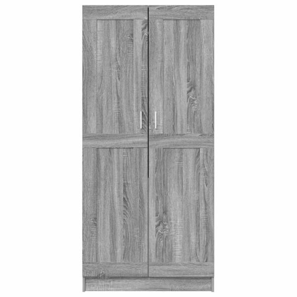 Kleiderschrank Grau Sonoma 82,5x51,5x180 cm Holzwerkstoff