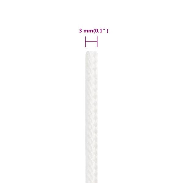 Bootsseil Weiß 3 mm 25 m Polypropylen