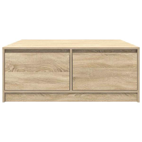 Couchtisch mit Schubladen Sonoma-Eiche 100x100x40 cm