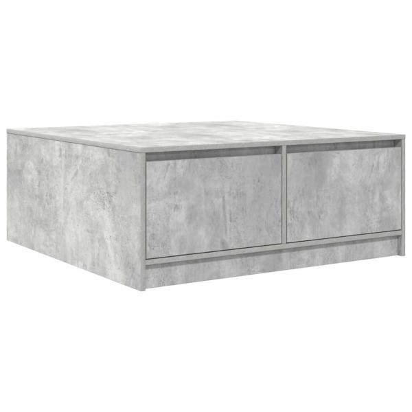 Couchtisch mit Schubladen Betongrau 100x100x40 cm