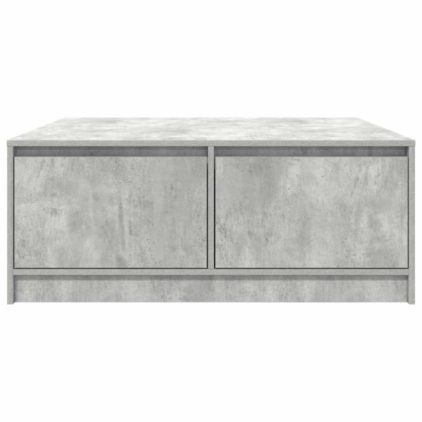 Couchtisch mit Schubladen Betongrau 100x100x40 cm