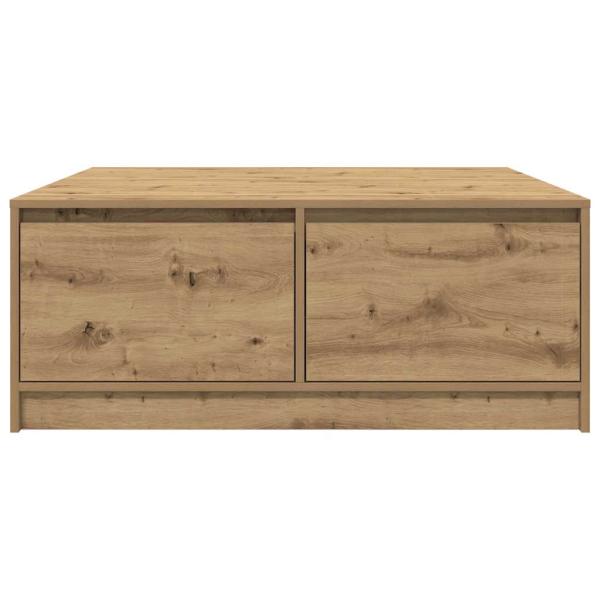 Couchtisch mit Schubladen Artisan-Eiche 100x100x40 cm