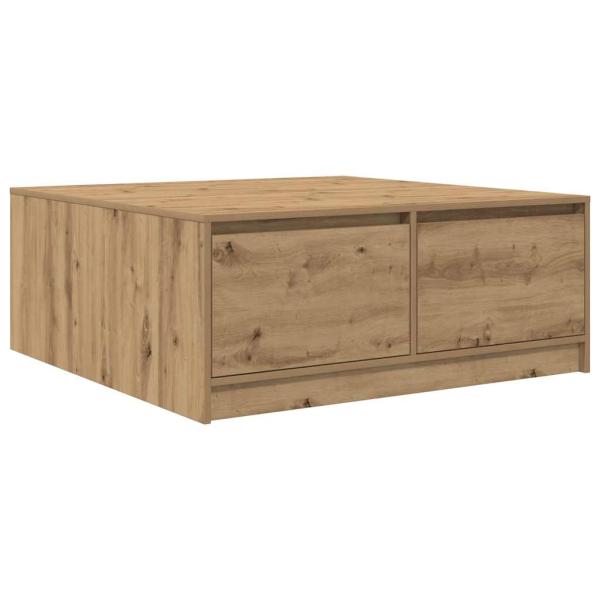 Couchtisch mit Schubladen Artisan-Eiche 100x100x40 cm