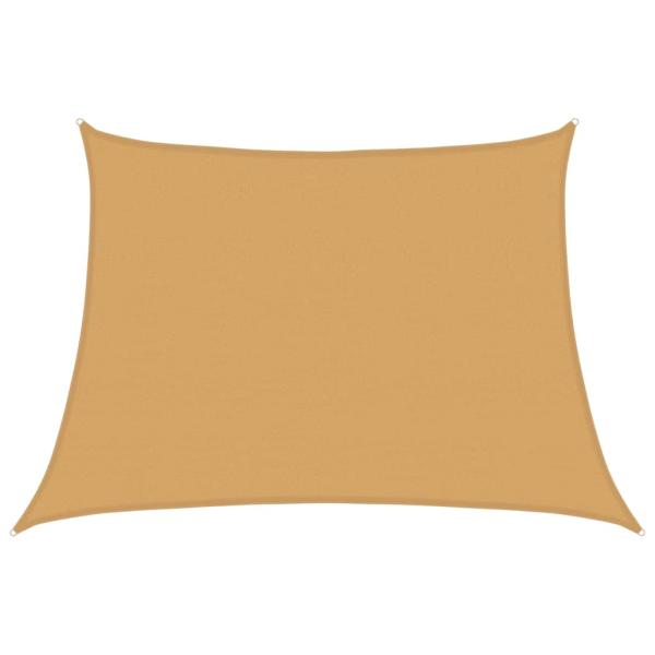 Sonnensegel 160 g/m² Trapez Hellgrau 4/5x3 m HDPE