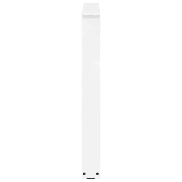Esstisch Beine V-Form 2 Stück Weiß 80x(72-73,3) cm Stahl