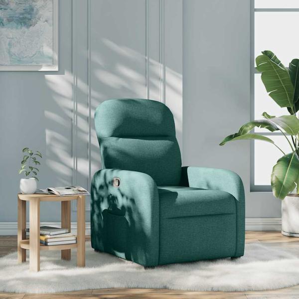 ARDEBO.de - Relaxsessel Dunkelgrün Stoff