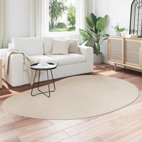 Teppich HUARTE Beige 160 x 230 cm Polyester
