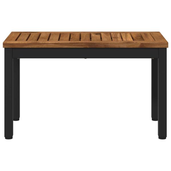 Couchtisch Natürlich und Schwarz 60,5 x 30 x 36 cm