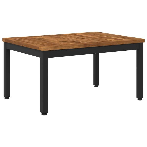 Couchtisch Natürlich und Schwarz 49 x 68,5 x 36 cm