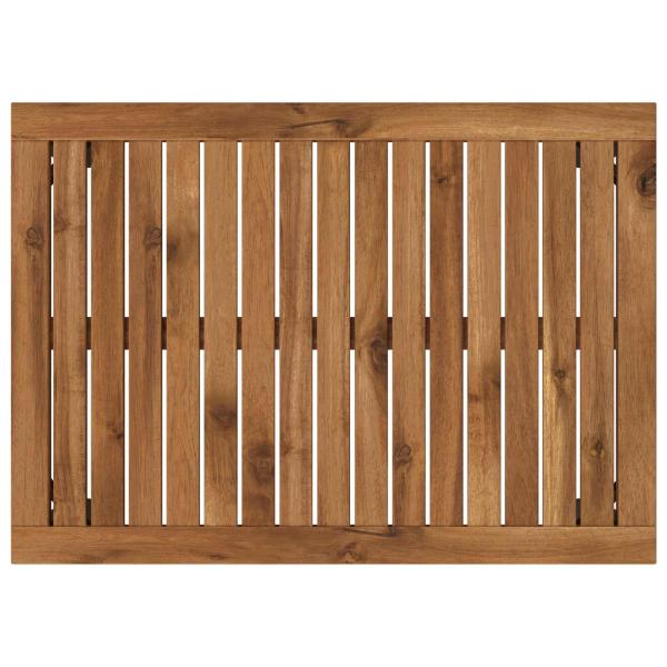 Couchtisch Natürlich und Schwarz 49 x 68,5 x 36 cm