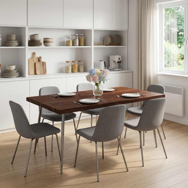 ARDEBO.de - Rechteckige Tischplatte 110 x 70 x 3,2 cm Rechteckig