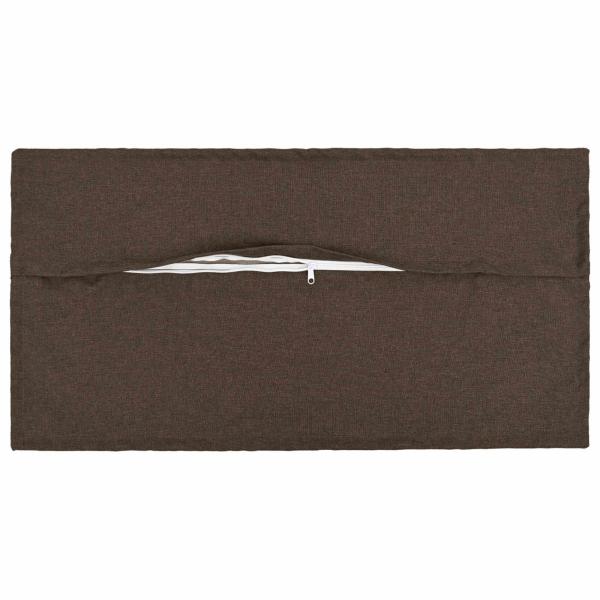 Kissen 6 stk. HOUTEN Taupe 40 x 80 cm Kunstleinen