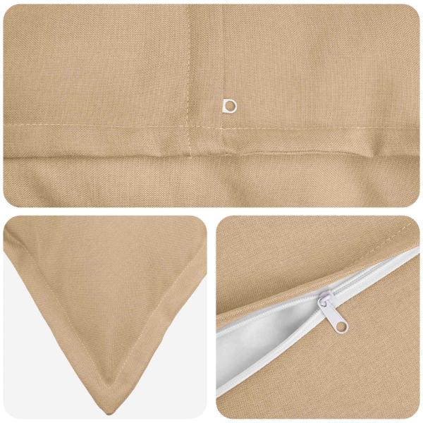 Kissen mit Kissen HOUTEN 2 Stk. Creme Kunstleinen