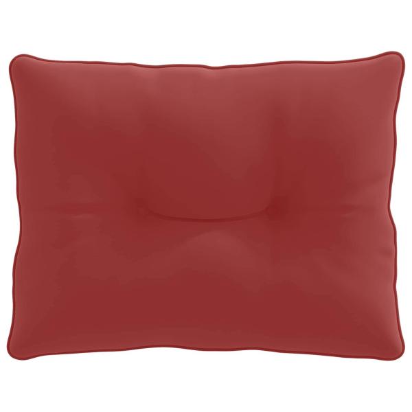 R Rückenkissen PUTTEN 100 % Polyester Weinrot 50 x 40 x 10 cm