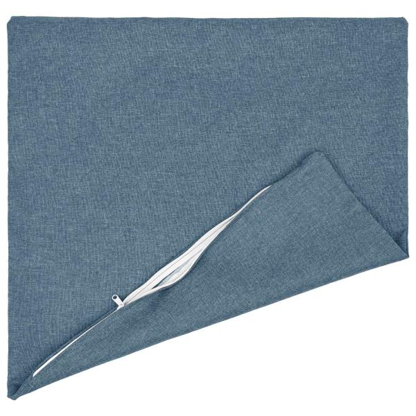 Wurfkissen 2 stk. HEERLEN Jeans blau 55 x 55 cm Stoff