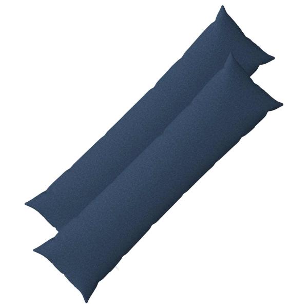 Wurfkissen 2 stk. HEERLEN Blau 40 x 145 cm Stoff