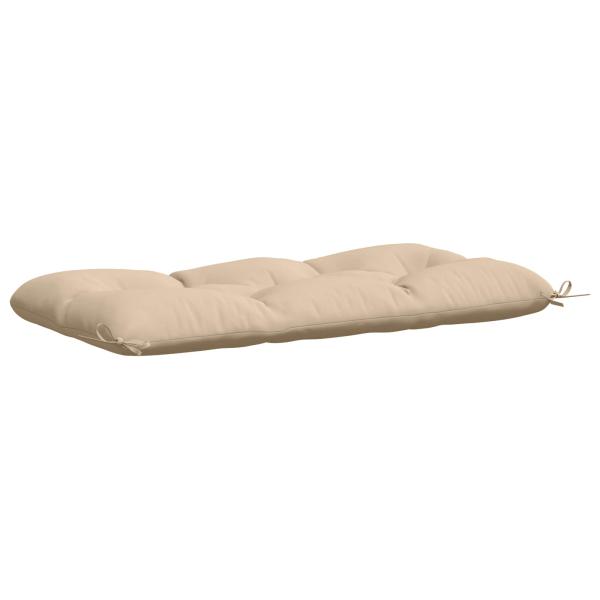Bankkissen VIANEN 2 stk. 100 % Polyester Creme 100 x 60 x 12 cm