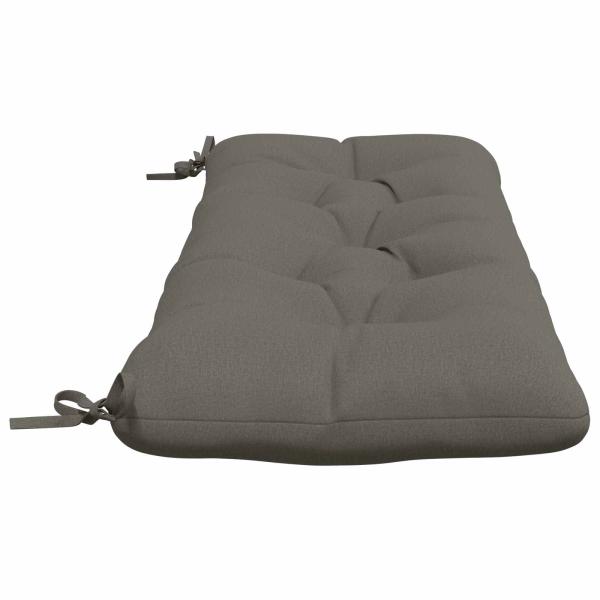 Bankkissen VIANEN 100 % Polyester Grau 110 x 40 x 12 cm