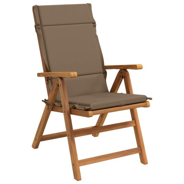 Hochlehner-Auflage GEMERT 4 stk. 100 % Polyester Taupe